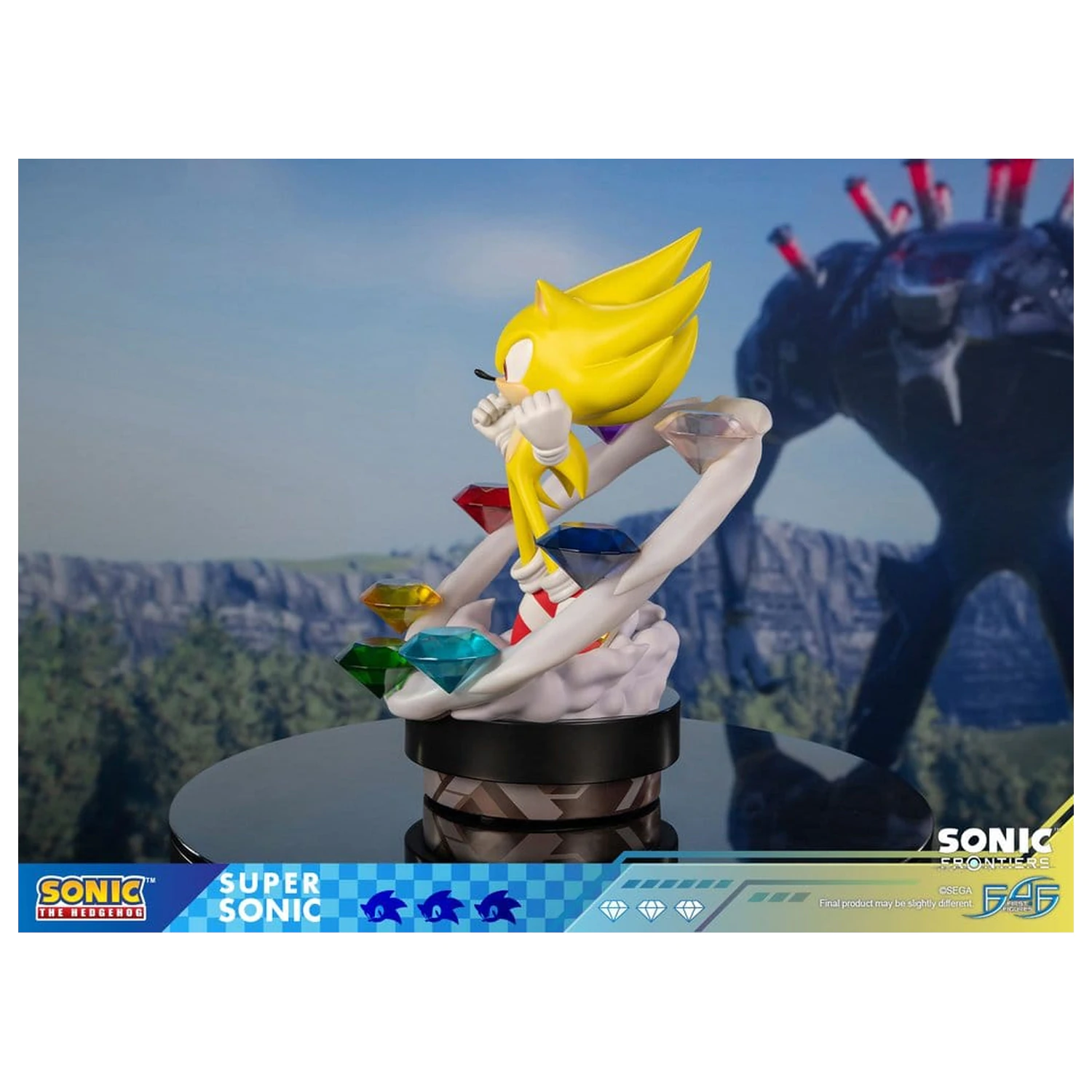 Sonic The Hedgehog Sonic Frontiers Harz Statue Super Sonic 45 cm Produktfoto