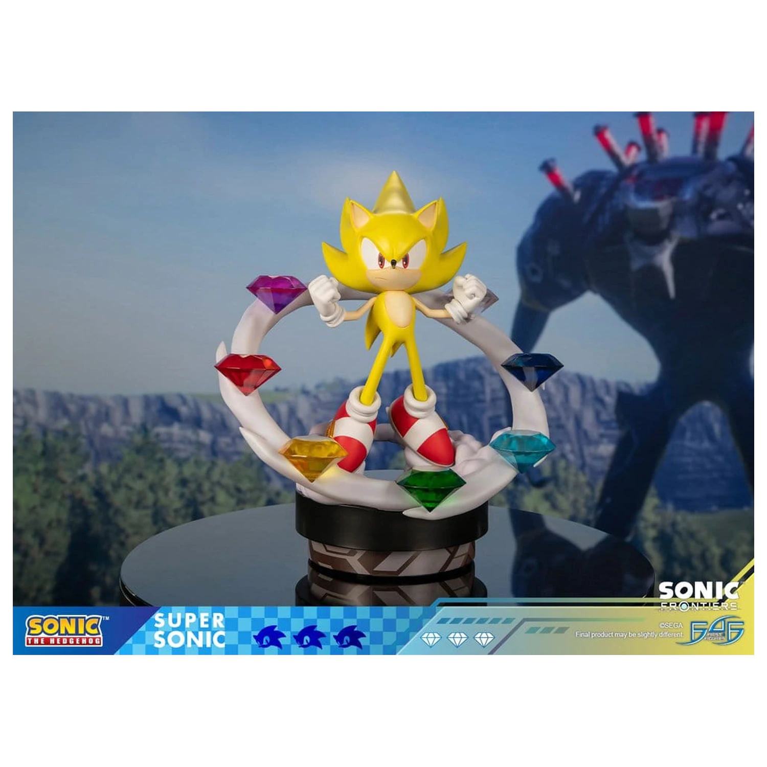 Sonic The Hedgehog Sonic Frontiers Harz Statue Super Sonic 45 cm Produktfoto