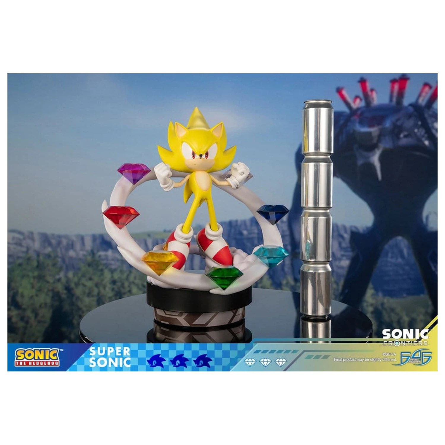 Sonic The Hedgehog Sonic Frontiers Harz Statue Super Sonic 45 cm Produktfoto