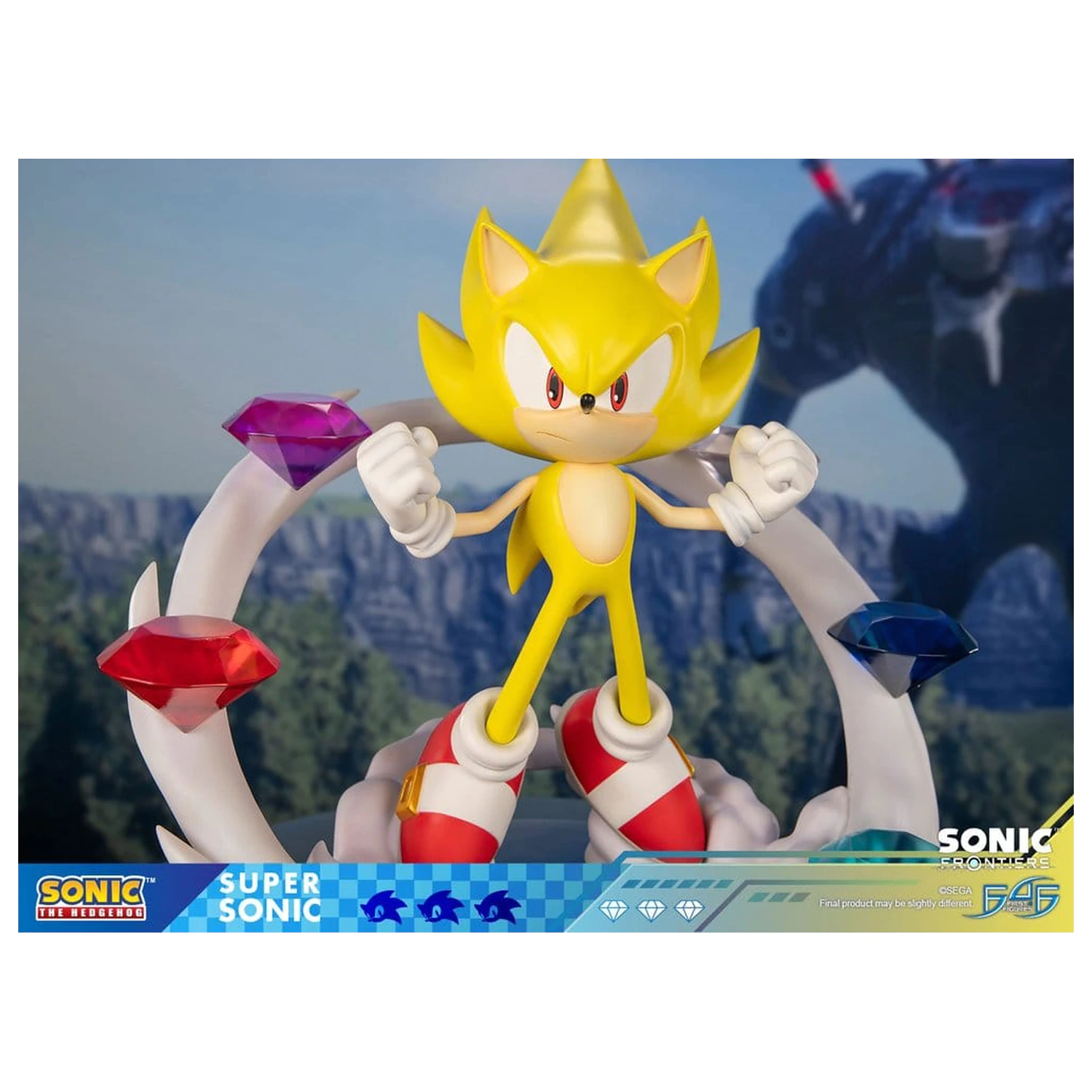 Sonic The Hedgehog Sonic Frontiers Harz Statue Super Sonic 45 cm Produktfoto