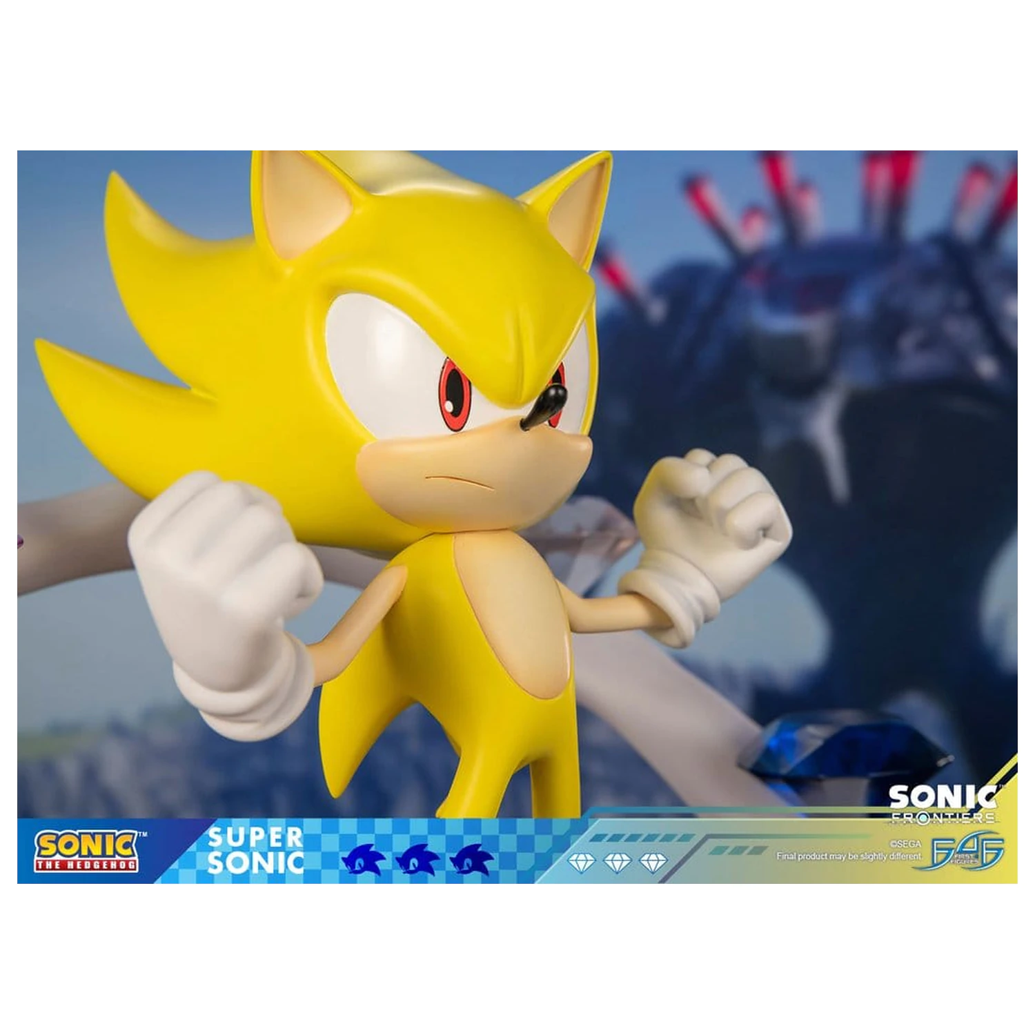 Sonic The Hedgehog Sonic Frontiers Harz Statue Super Sonic 45 cm Produktfoto