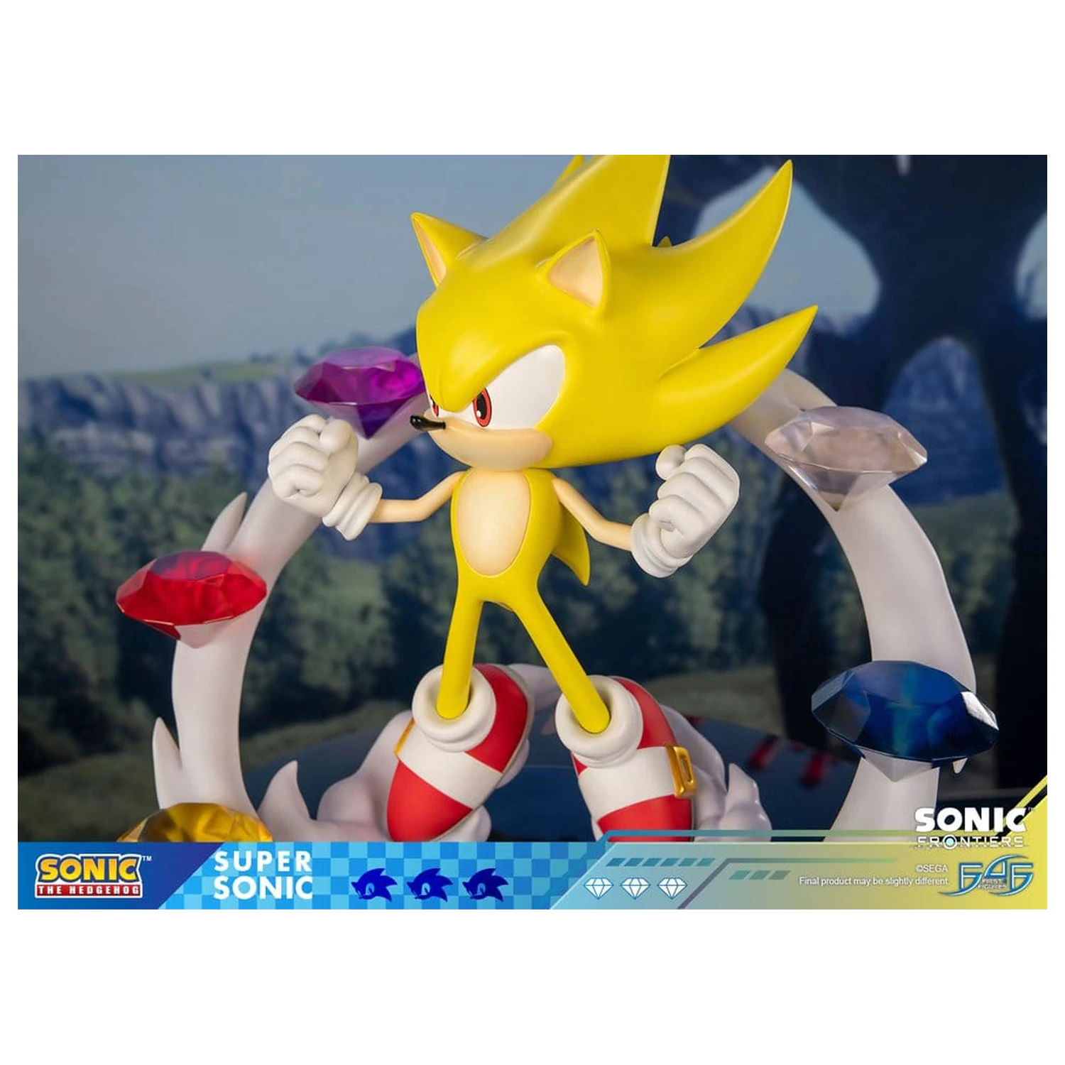 Sonic The Hedgehog Sonic Frontiers Harz Statue Super Sonic 45 cm Produktfoto