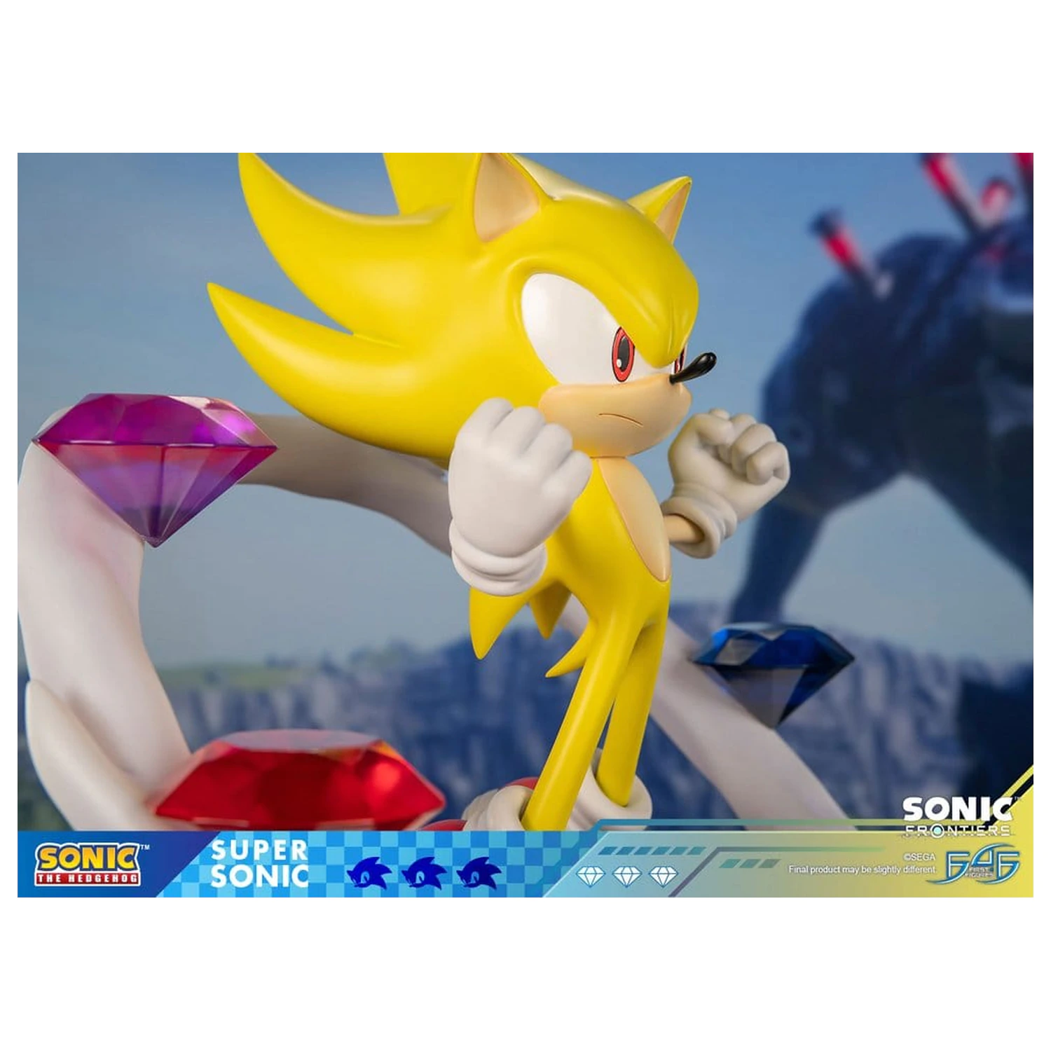 Sonic The Hedgehog Sonic Frontiers Harz Statue Super Sonic 45 cm Produktfoto