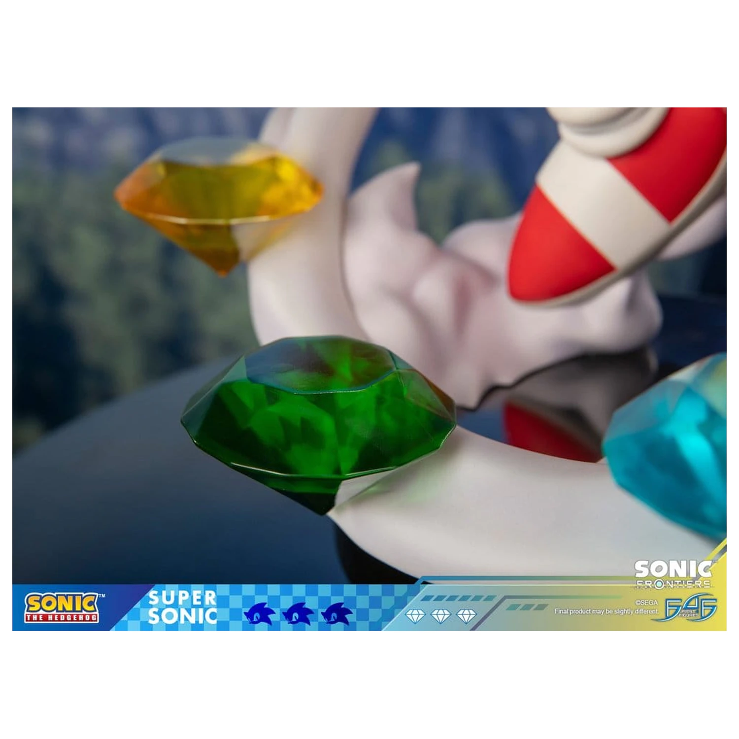 Sonic The Hedgehog Sonic Frontiers Harz Statue Super Sonic 45 cm Produktfoto