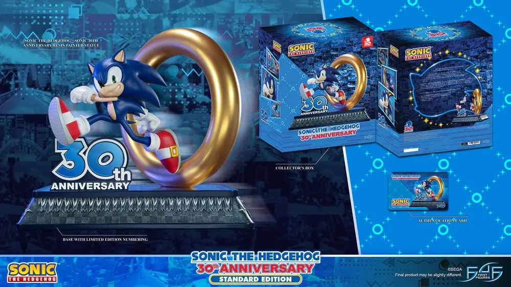 Sonic the Hedgehog Statue Sonic the Hedgehog 30th Anniversary 41 cm Produktfoto