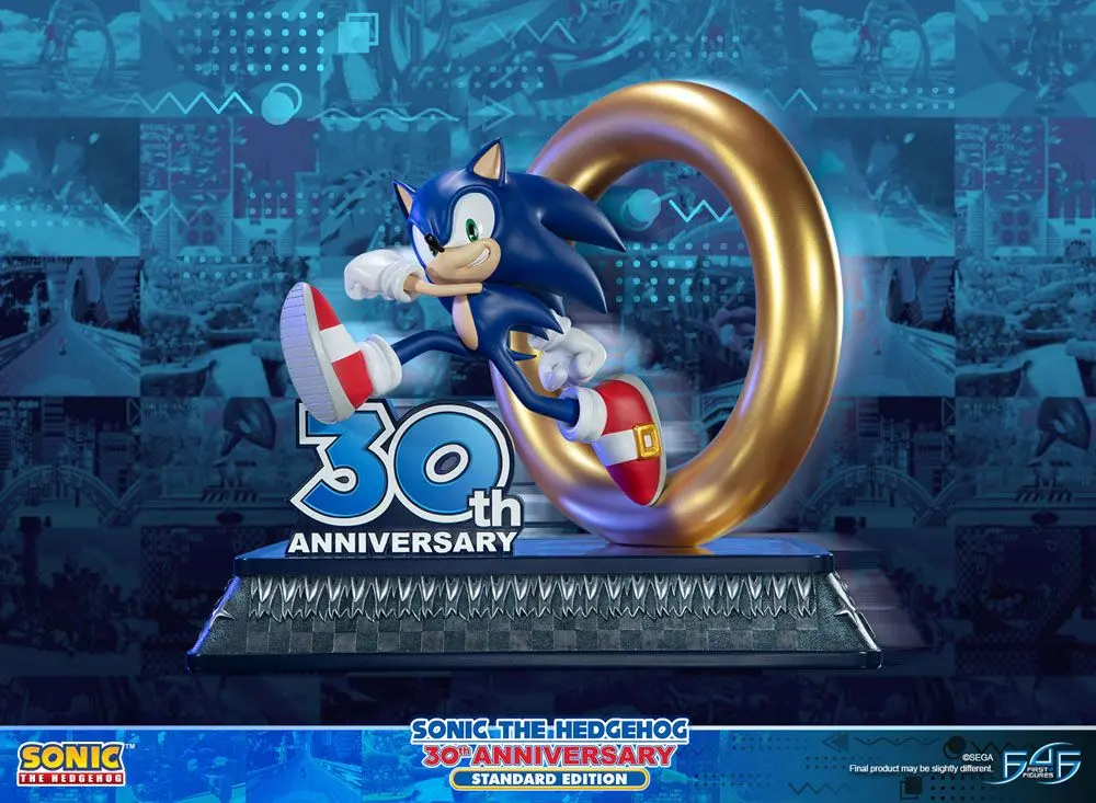 Sonic the Hedgehog Statue Sonic the Hedgehog 30th Anniversary 41 cm Produktfoto
