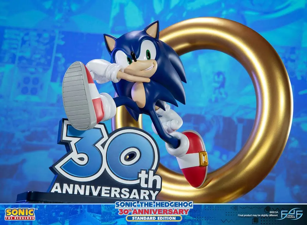 Sonic the Hedgehog Statue Sonic the Hedgehog 30th Anniversary 41 cm Produktfoto