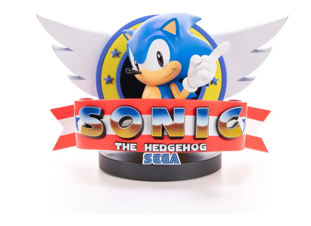 Sonic the Hedgehog Statue Sonic Title Screen 21 cm Produktfoto