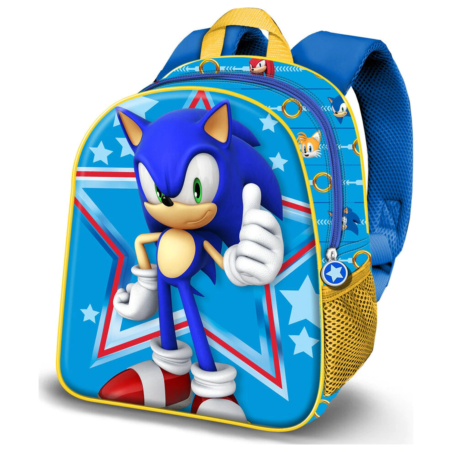 Sonic the Hedgehog Stern 3D Rucksack 31cm Produktfoto