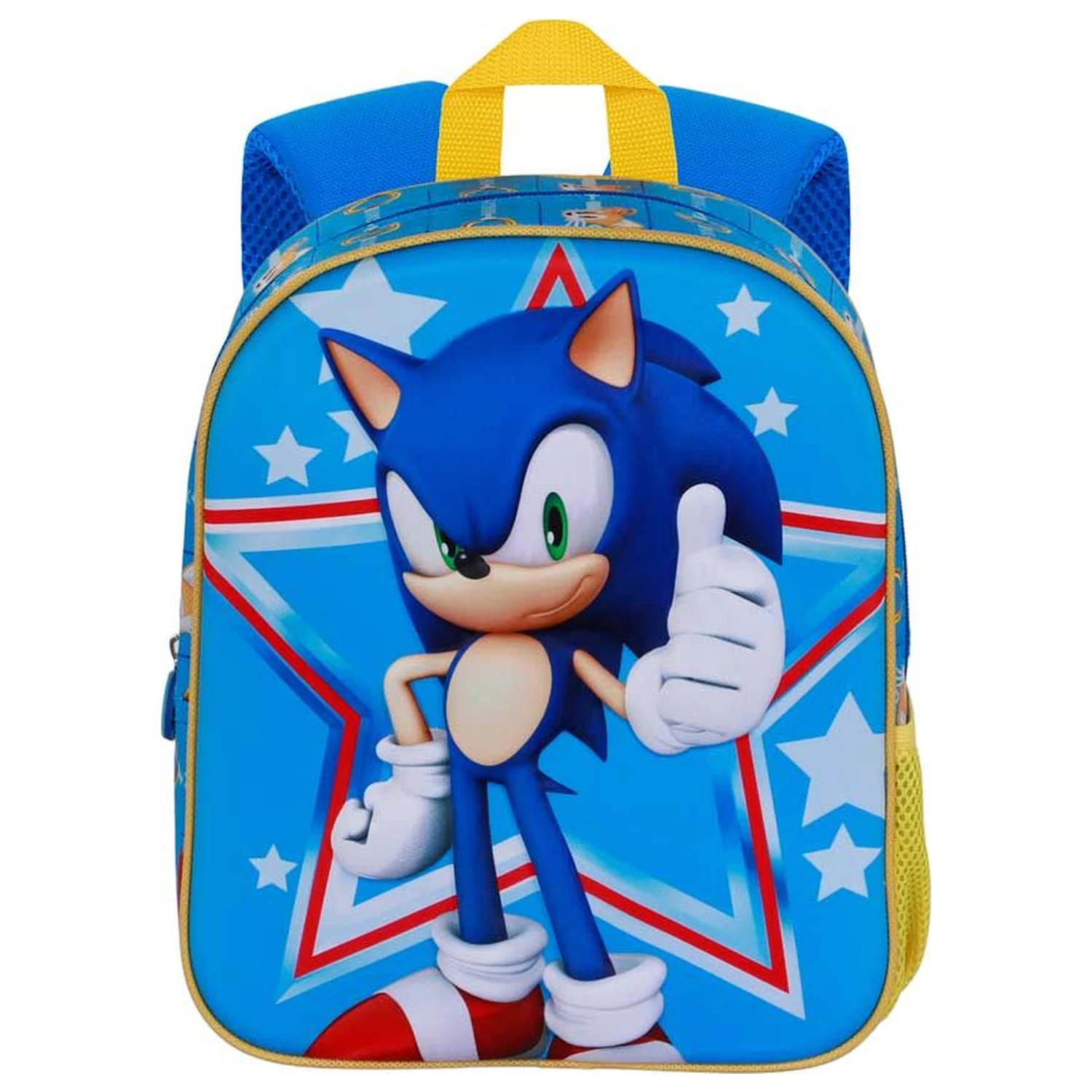 Sonic the Hedgehog Stern 3D Rucksack 31cm Produktfoto