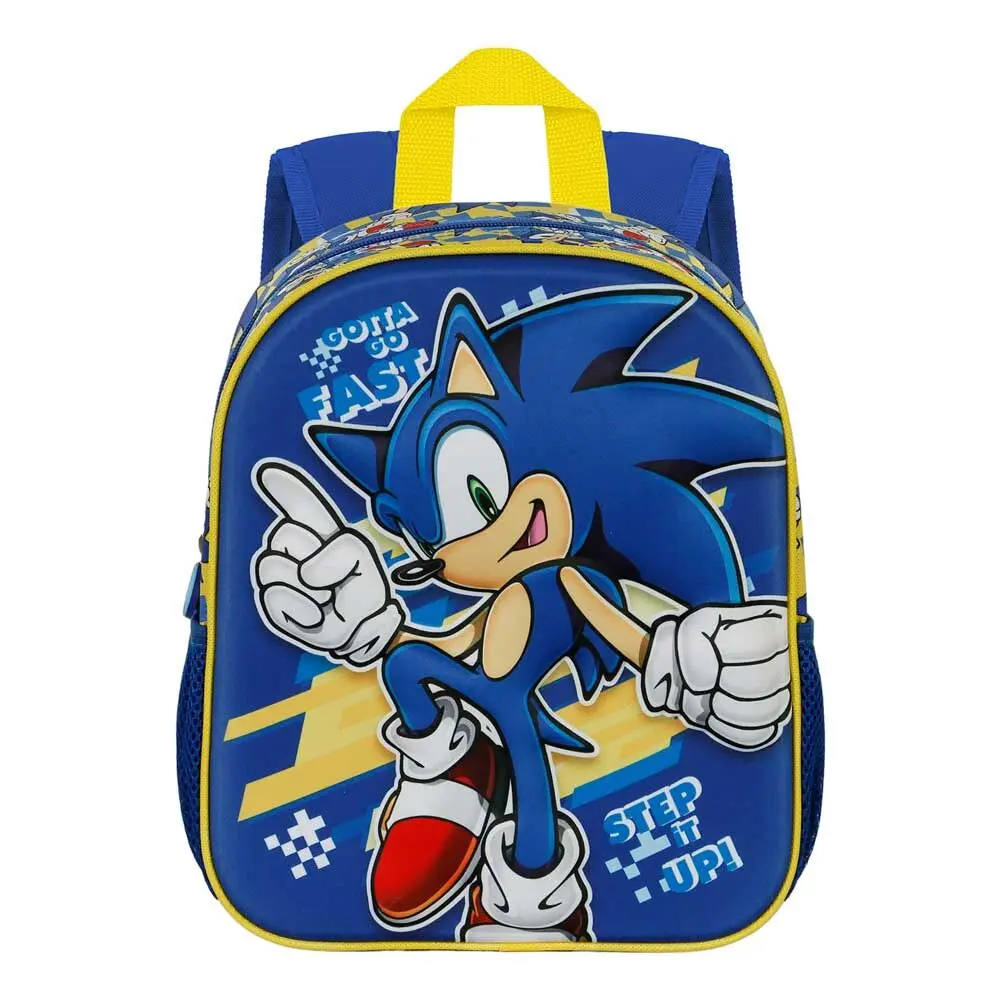 Sonic The Hedgehog Step 3D Rucksack 31cm Produktfoto