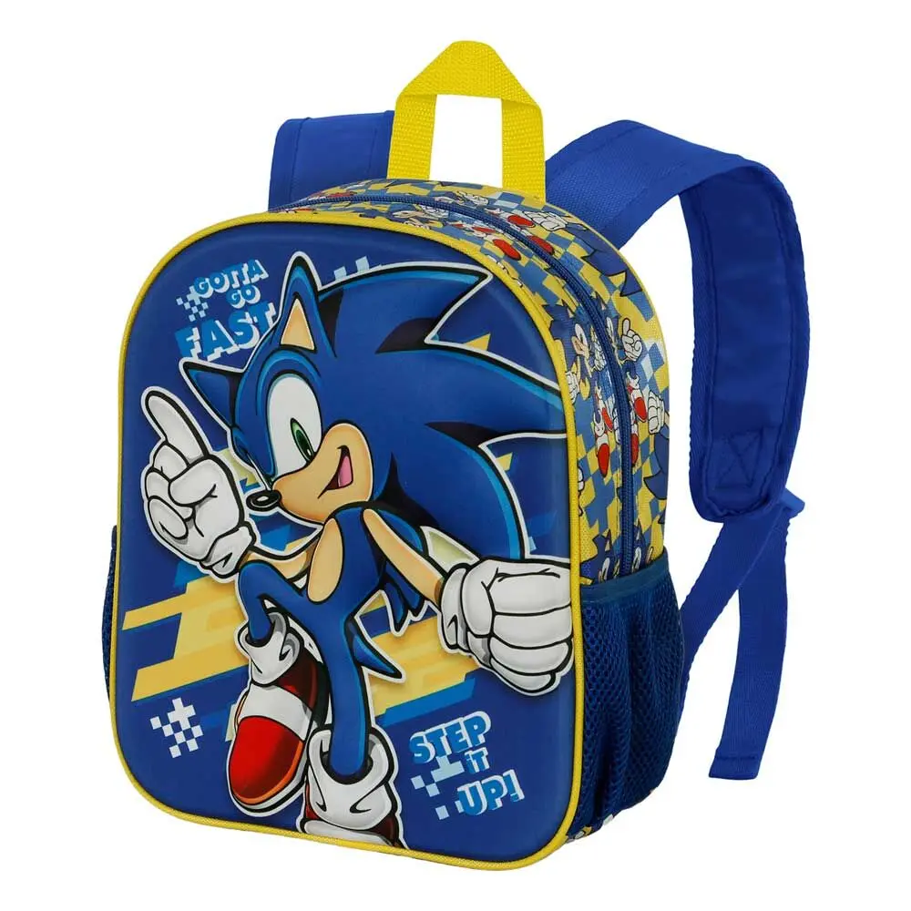 Sonic The Hedgehog Step 3D Rucksack 31cm Produktfoto