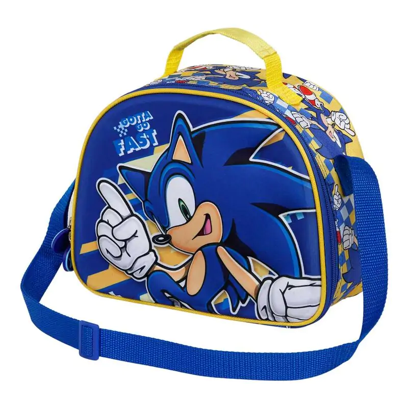Sonic The Hedgehog Step 3D Lunchtasche Produktfoto
