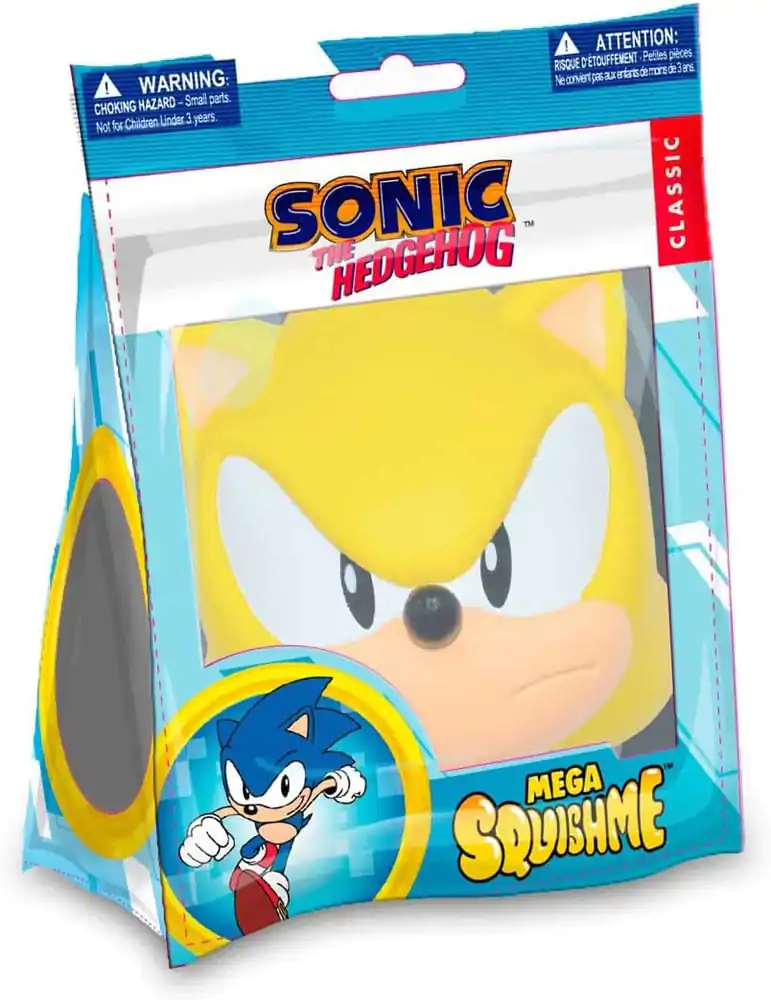 Sonic the Hedgehog Mega Squishme Anti-Stress-Figur Super Sonic 15 cm termékfotó