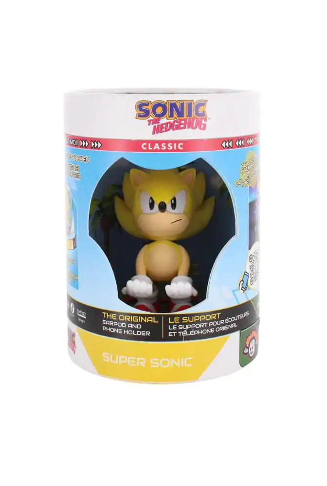 Sonic the Hedgehog Super Sonic Mini Cable Guy 10 cm termékfotó