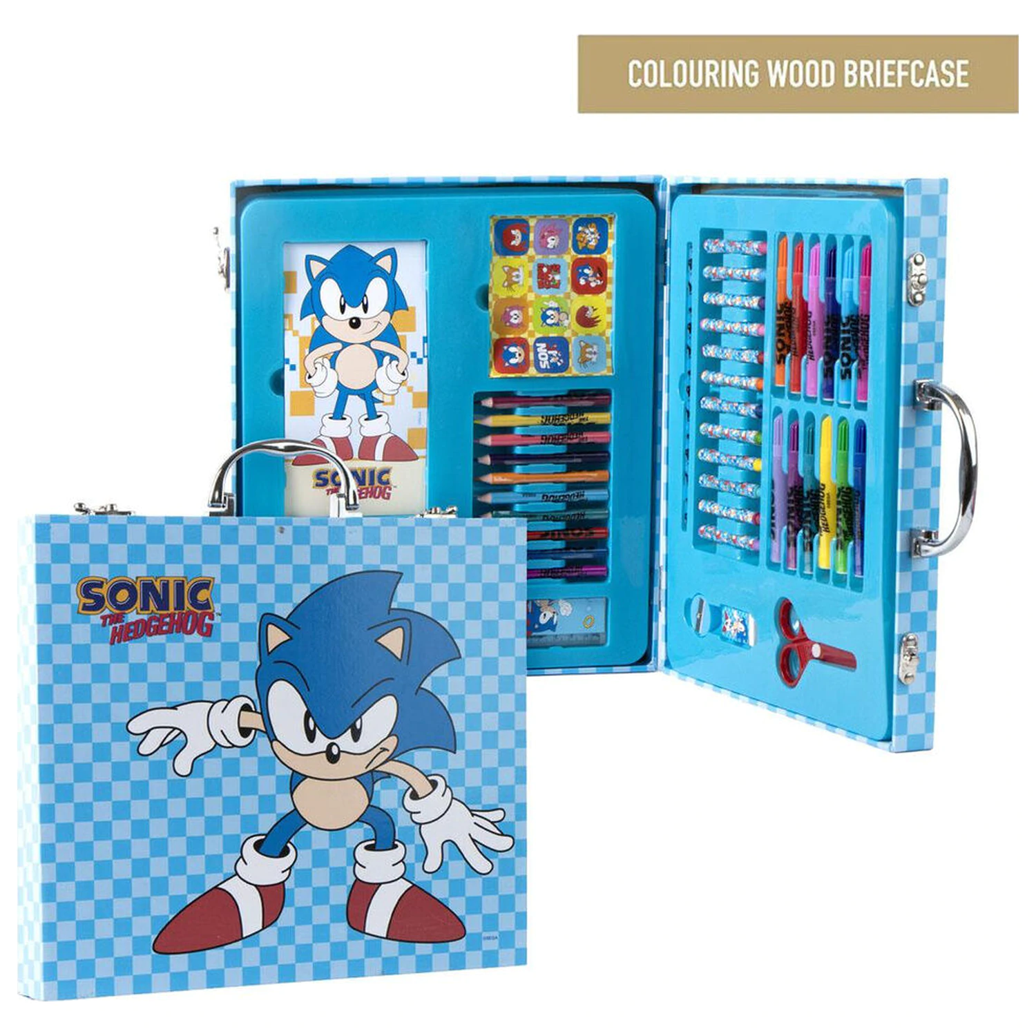 Sonic the Hedgehog Mal-Schreibwaren-Etui Produktfoto