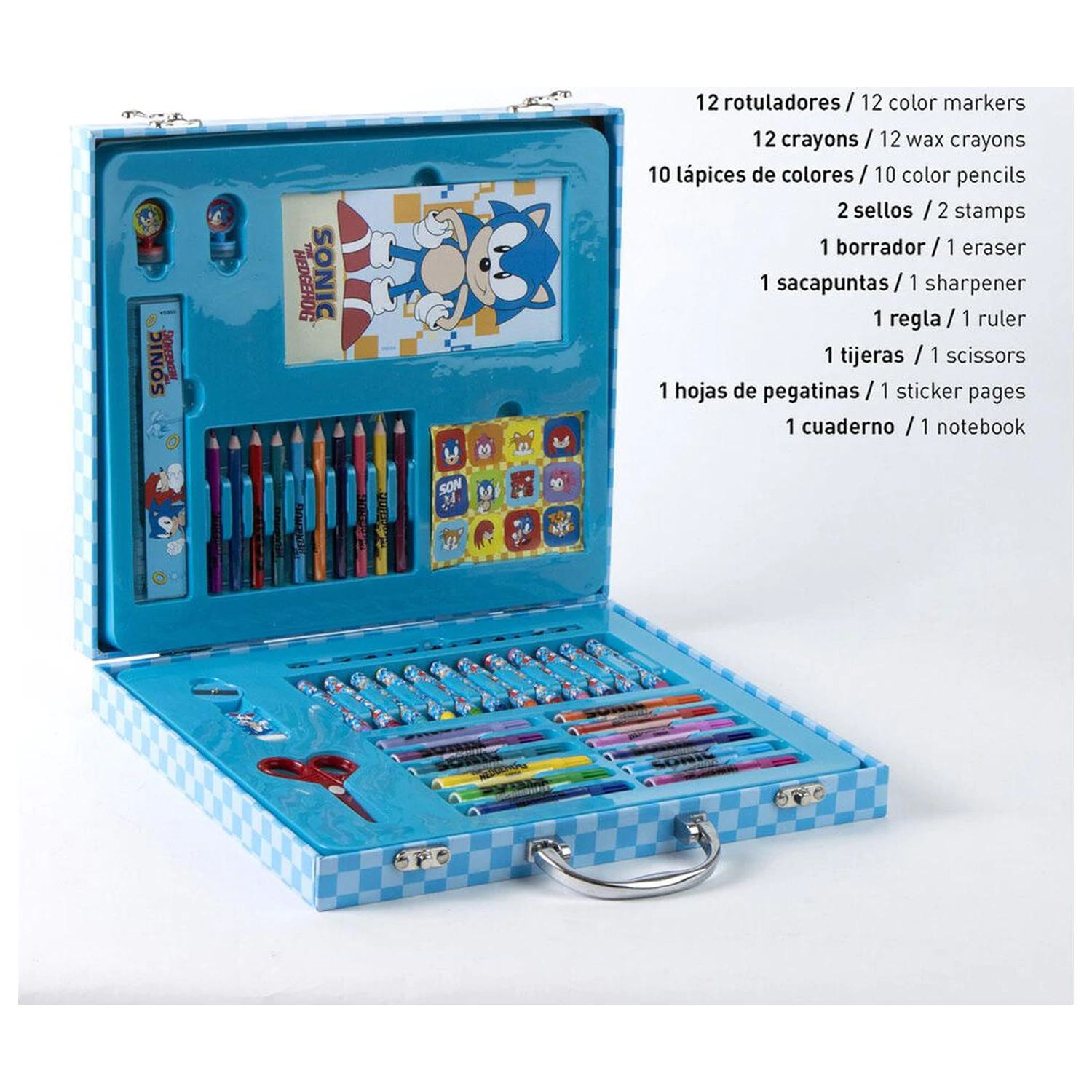 Sonic the Hedgehog Mal-Schreibwaren-Etui Produktfoto
