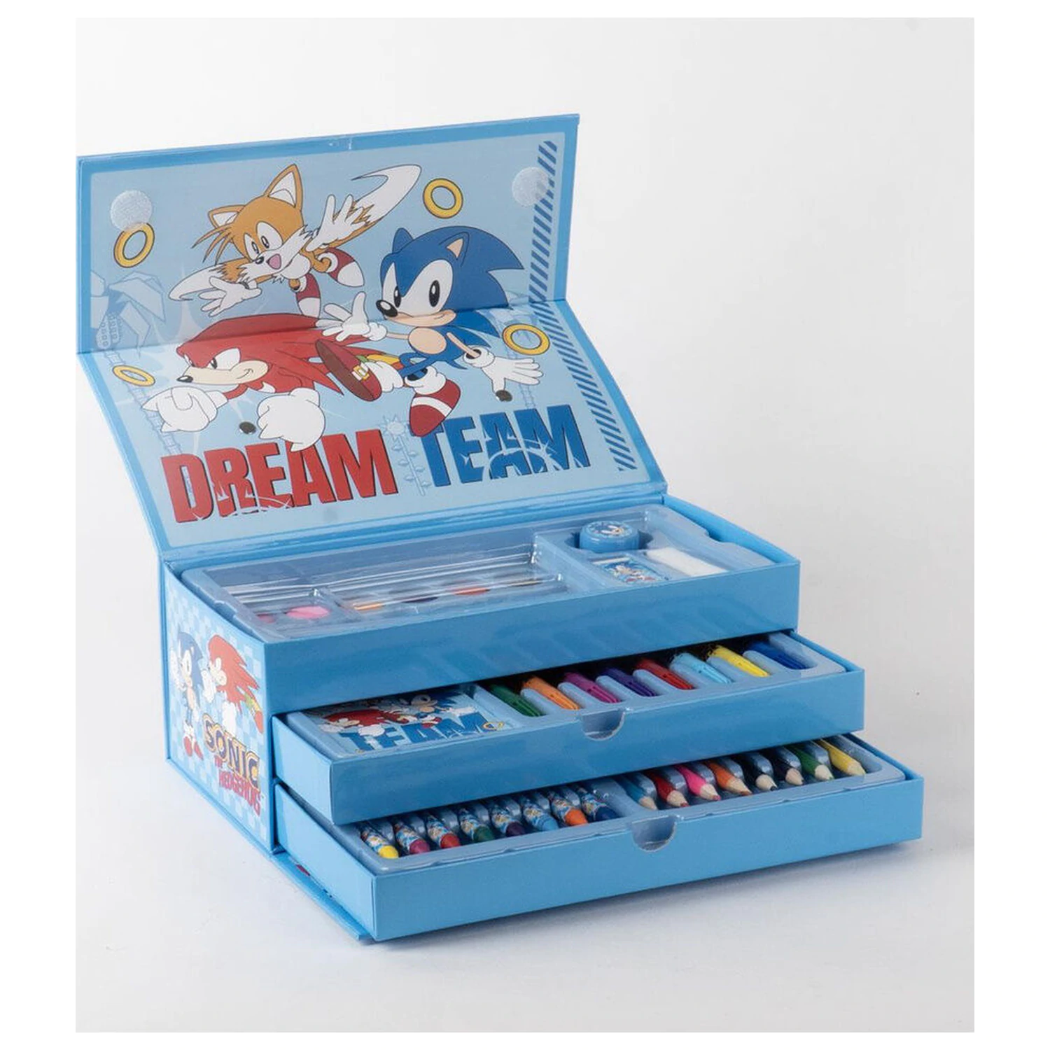 Sonic the Hedgehog Mal-Schreibwaren-Koffer Produktfoto
