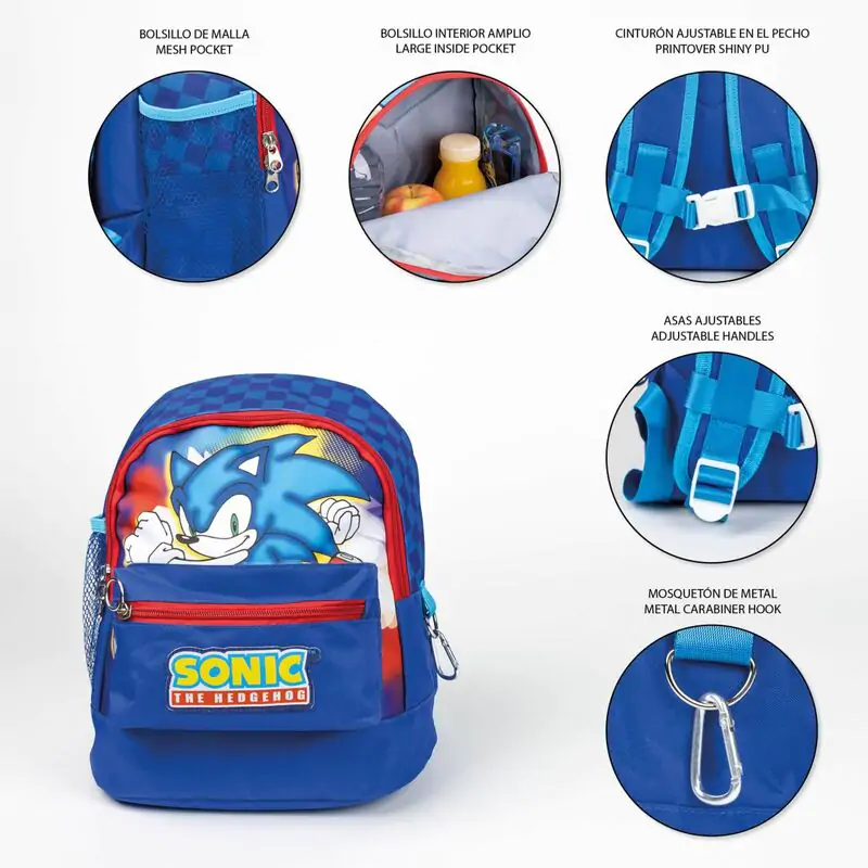 Sonic the Hedgehog Rucksack 27cm Produktfoto