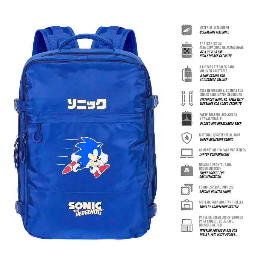 Sonic the Hedgehog Rucksack 49cm termékfotó