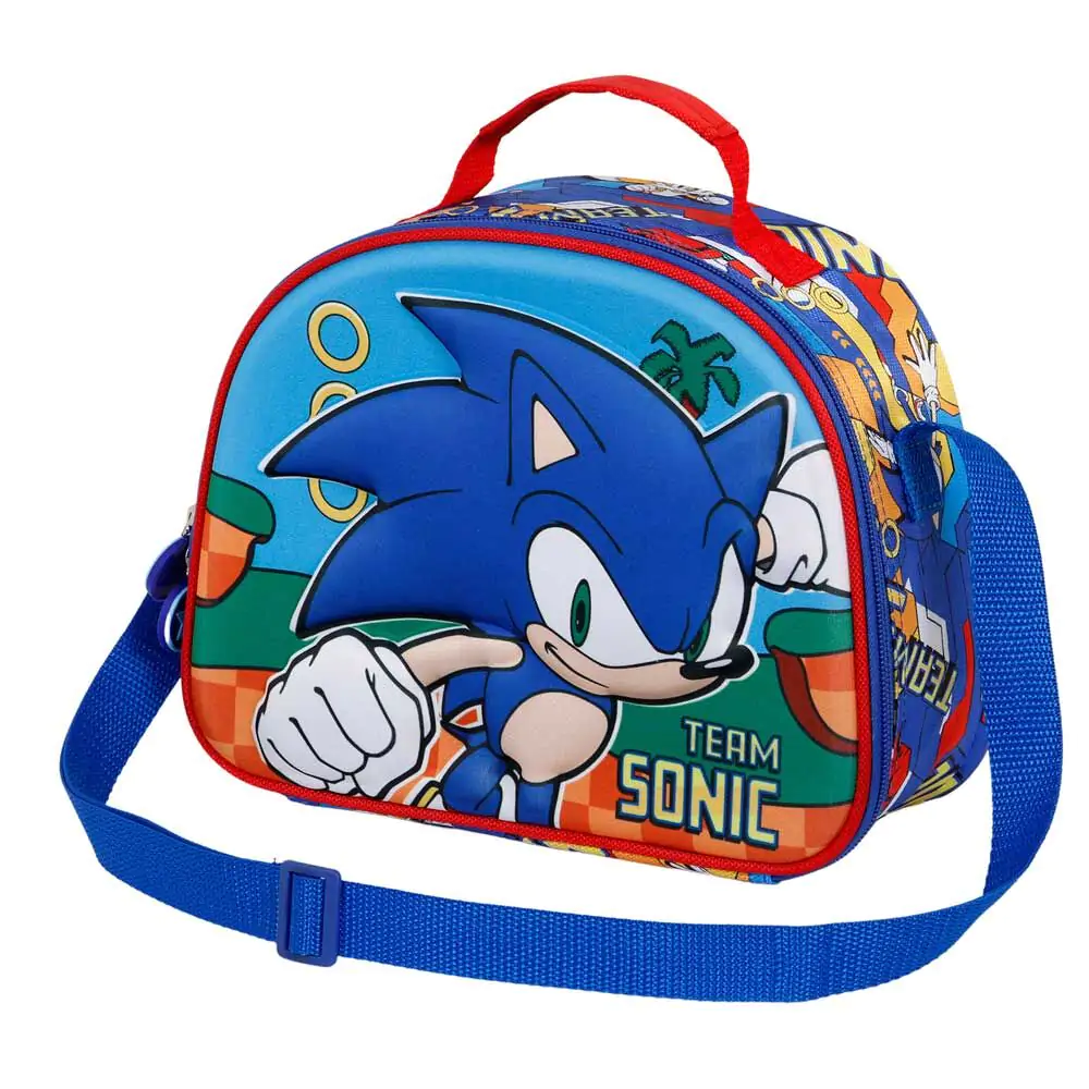 Sonic The Hedgehog Team 3D Lunchtasche Produktfoto