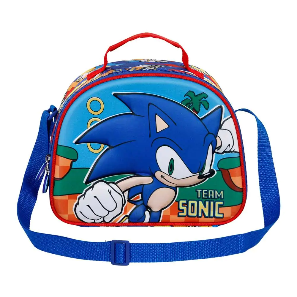 Sonic The Hedgehog Team 3D Lunchtasche Produktfoto
