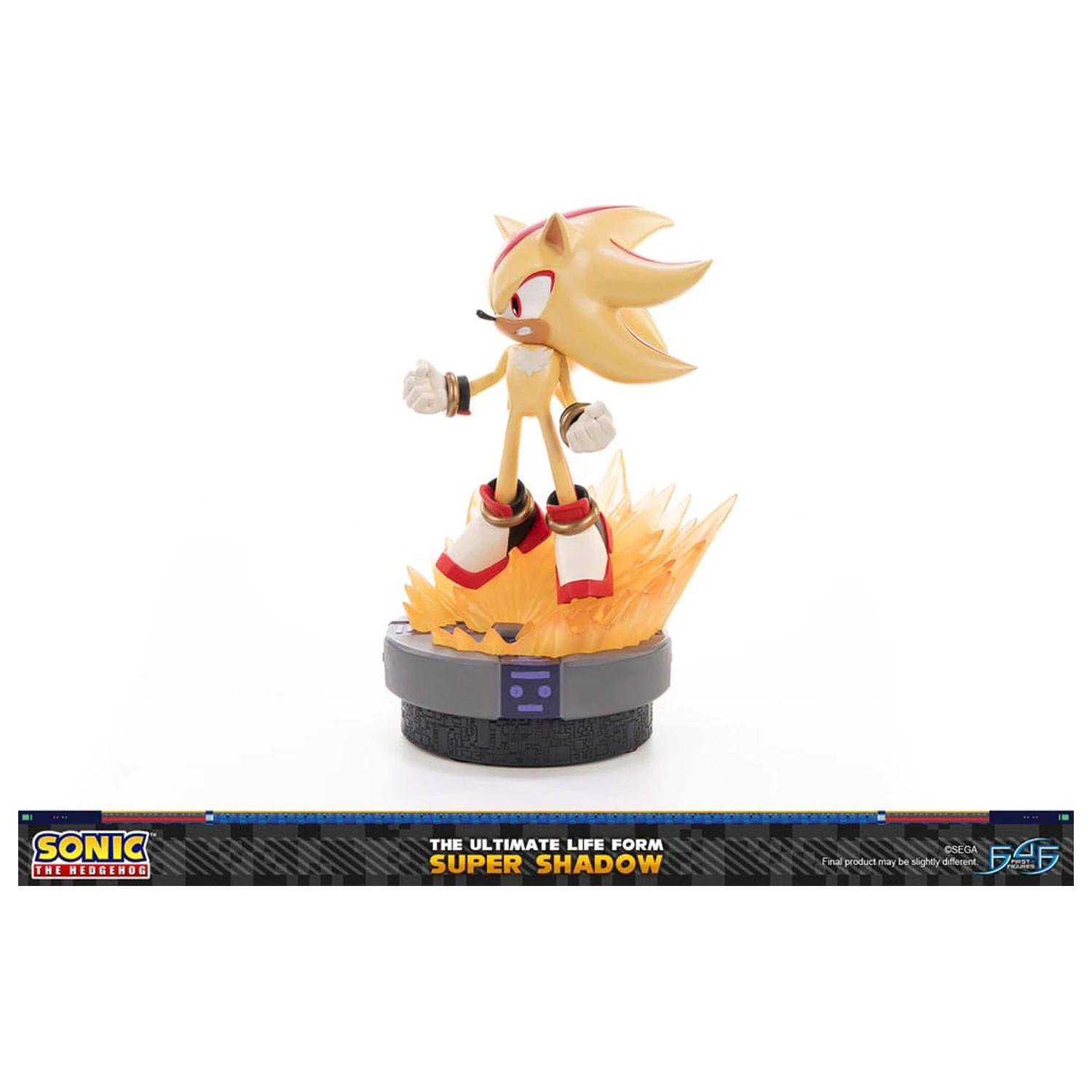 Sonic the Hedgehog The Ultimate Life Form Statue Super Shadow Standard Edition 32 cm Produktfoto