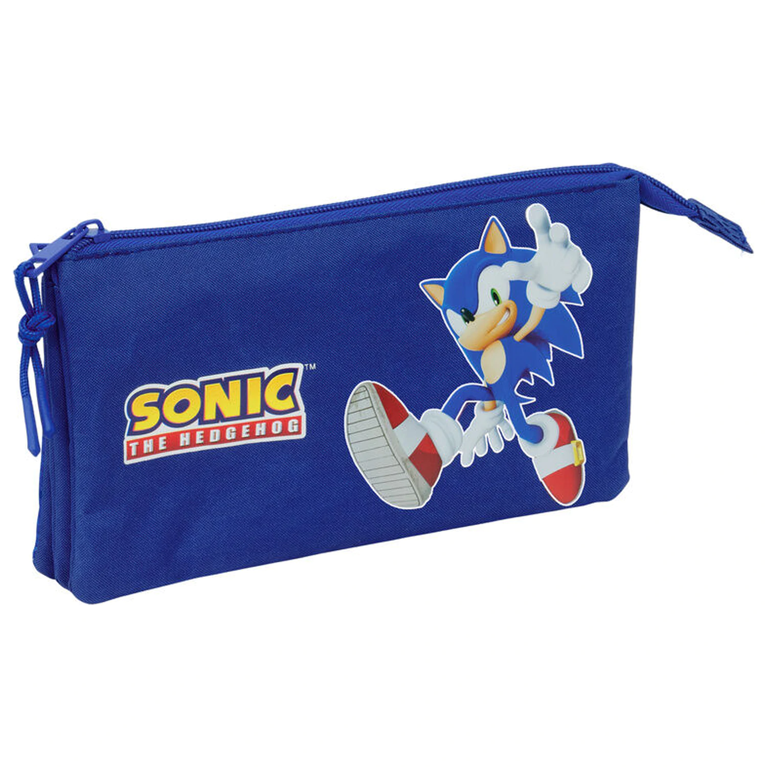 Sonic the Hedgehog dreifaches Federmäppchen Produktfoto