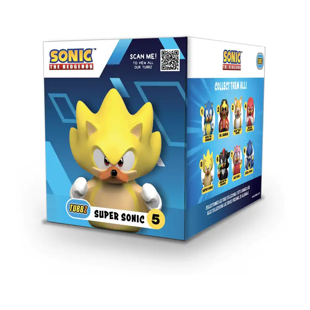Sonic - The Hedgehog Tubbz PVC Figur Super Sonic Boxed Edition 10 cm termékfotó