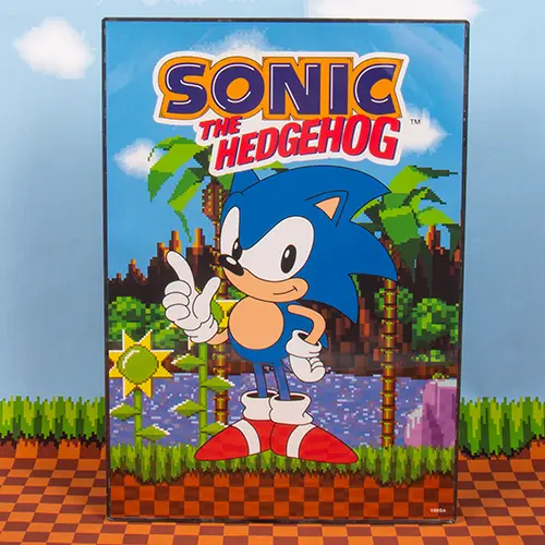 Sonic the Hedgehog Poster mit Leuchtfunktion termékfotó