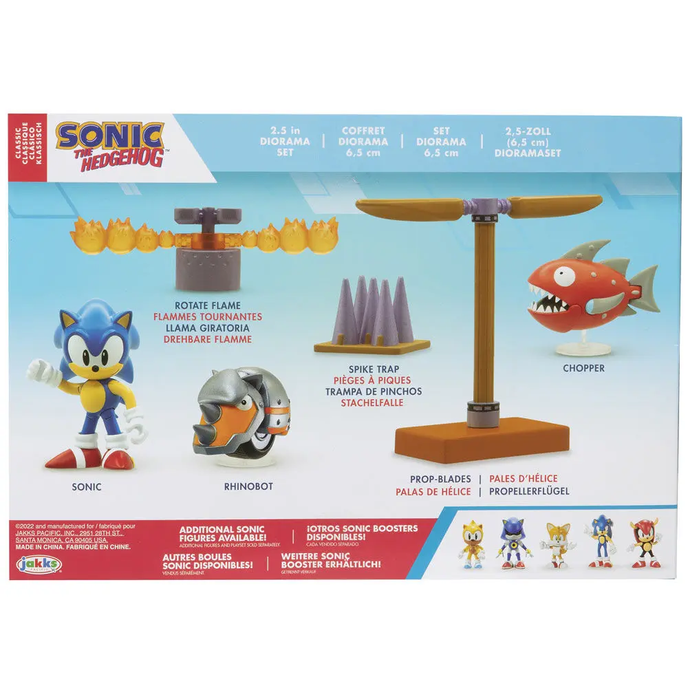 Sonic The Hedgehog diorama set 6cm termékfotó