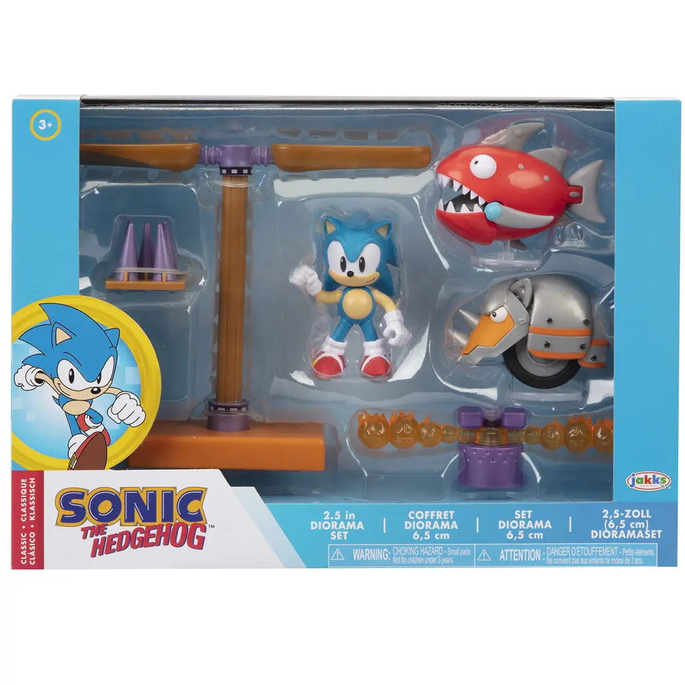 Sonic The Hedgehog diorama set 6cm termékfotó