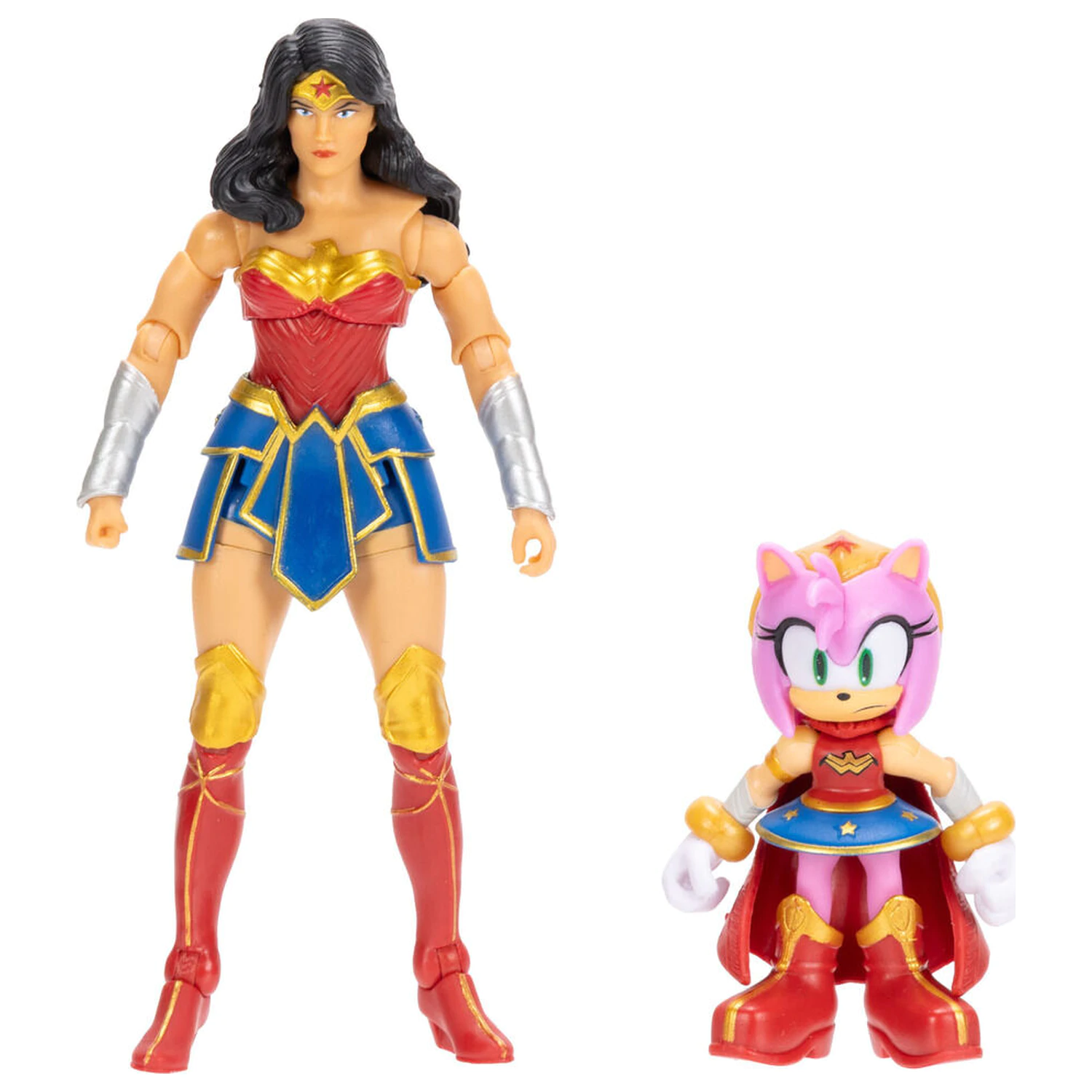 Sonic The Hedgehog x Dc Comics Amy & Wonder Woman Figur Produktfoto