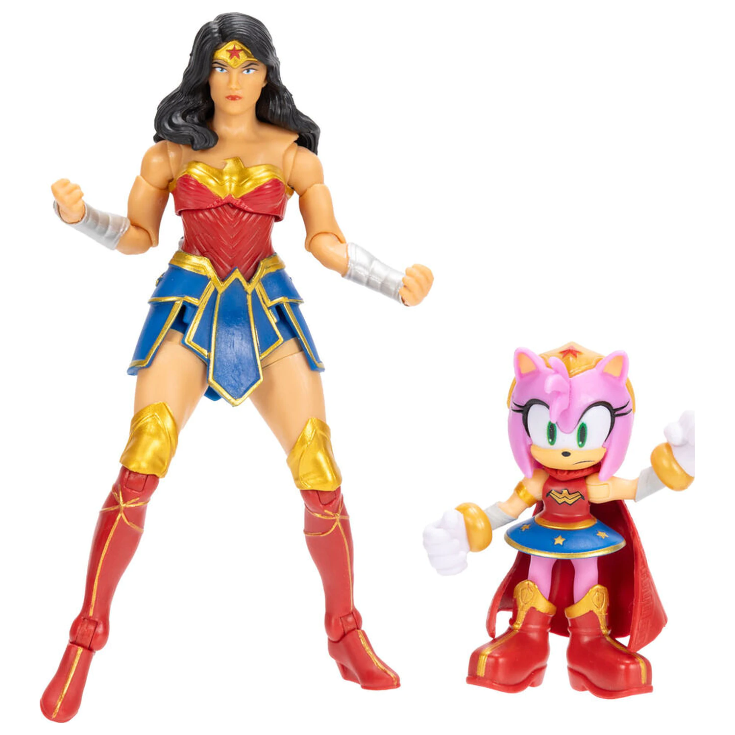 Sonic The Hedgehog x Dc Comics Amy & Wonder Woman Figur Produktfoto