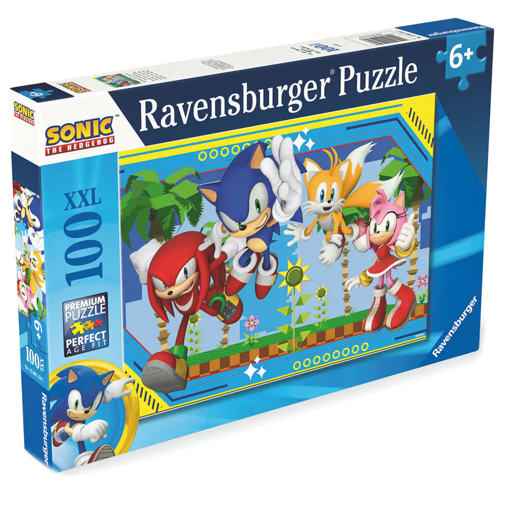 Sonic the Hedgehog XXL Puzzle 100 Teile Produktfoto