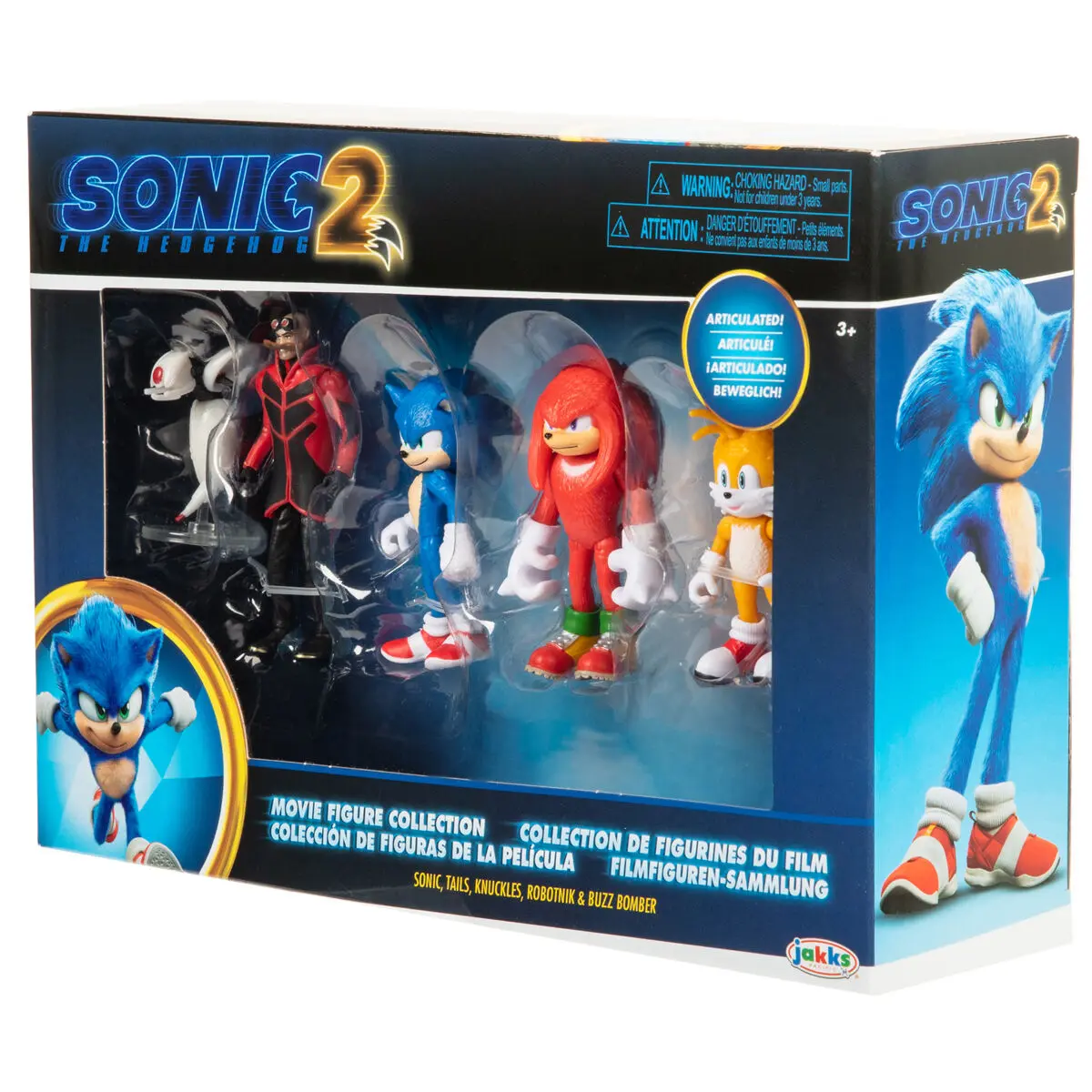 Sonic The Hedgehog Sonic 2 5er Figuren set 6cm Produktfoto
