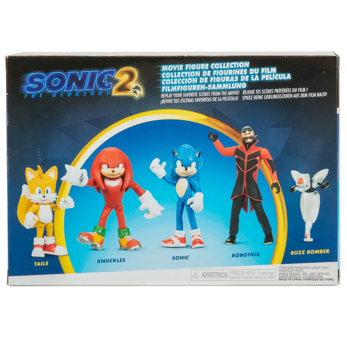 Sonic The Hedgehog Sonic 2 5er Figuren set 6cm Produktfoto