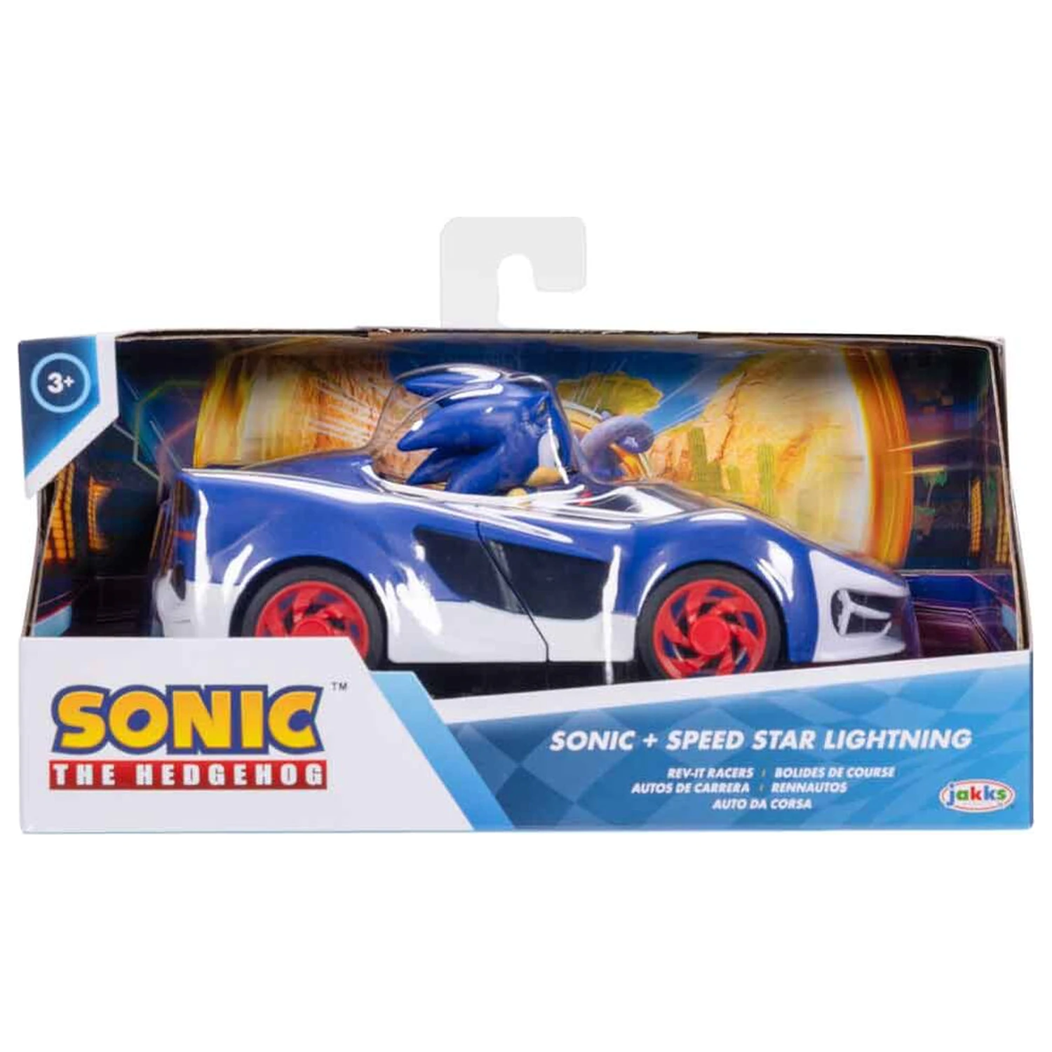 Sonic the Hedgehog Sonic Fahrzeug + Figur Produktfoto