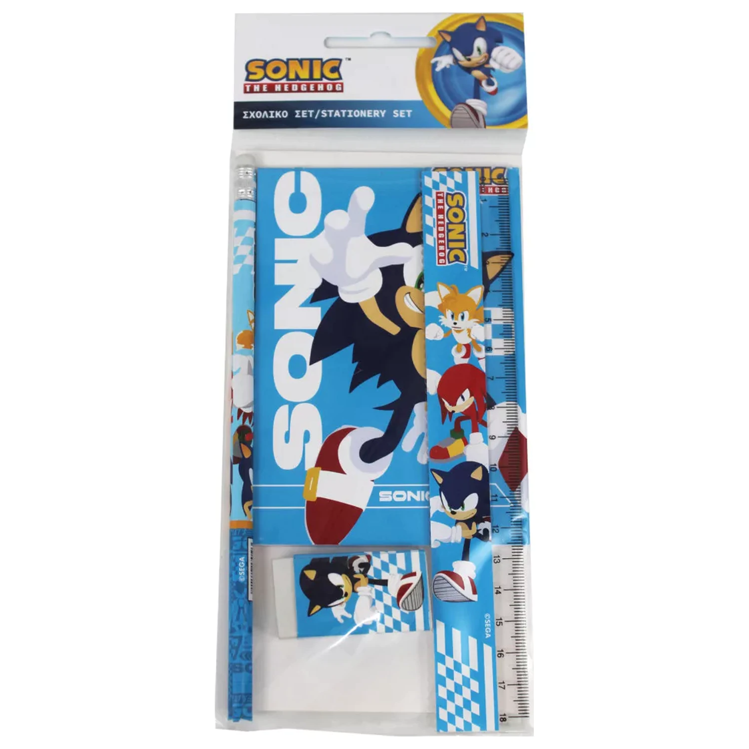 Sonic Trio Schreibwaren Set - 5-teilig Produktfoto