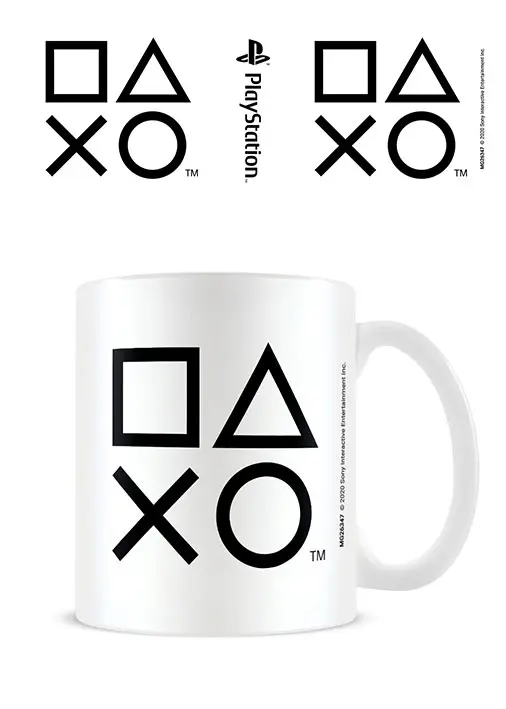 Sony PlayStation Tasse Shapes Black termékfotó