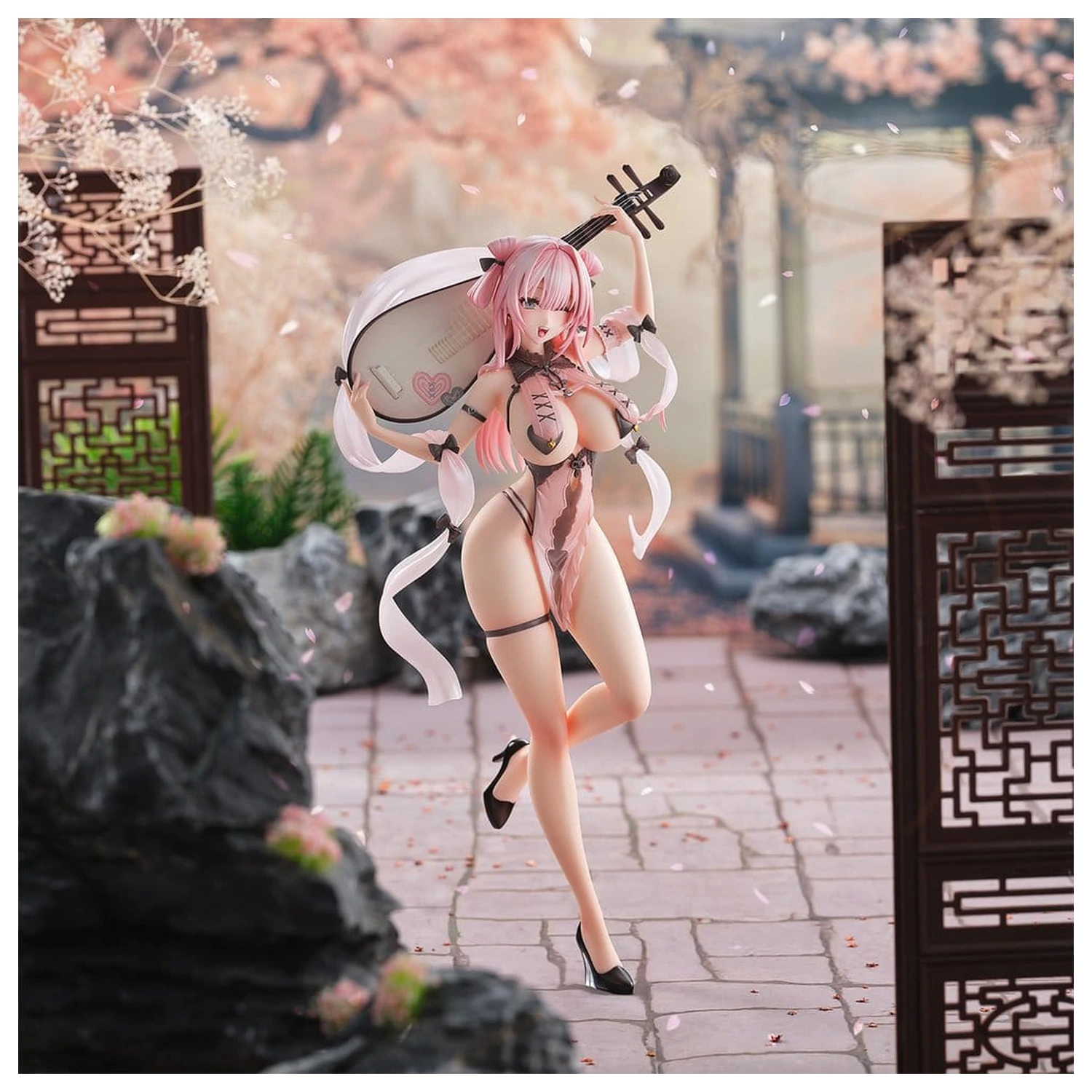 Soujihougu Illustration PVC Figur Hagoromo China Mingming 28 cm Produktfoto