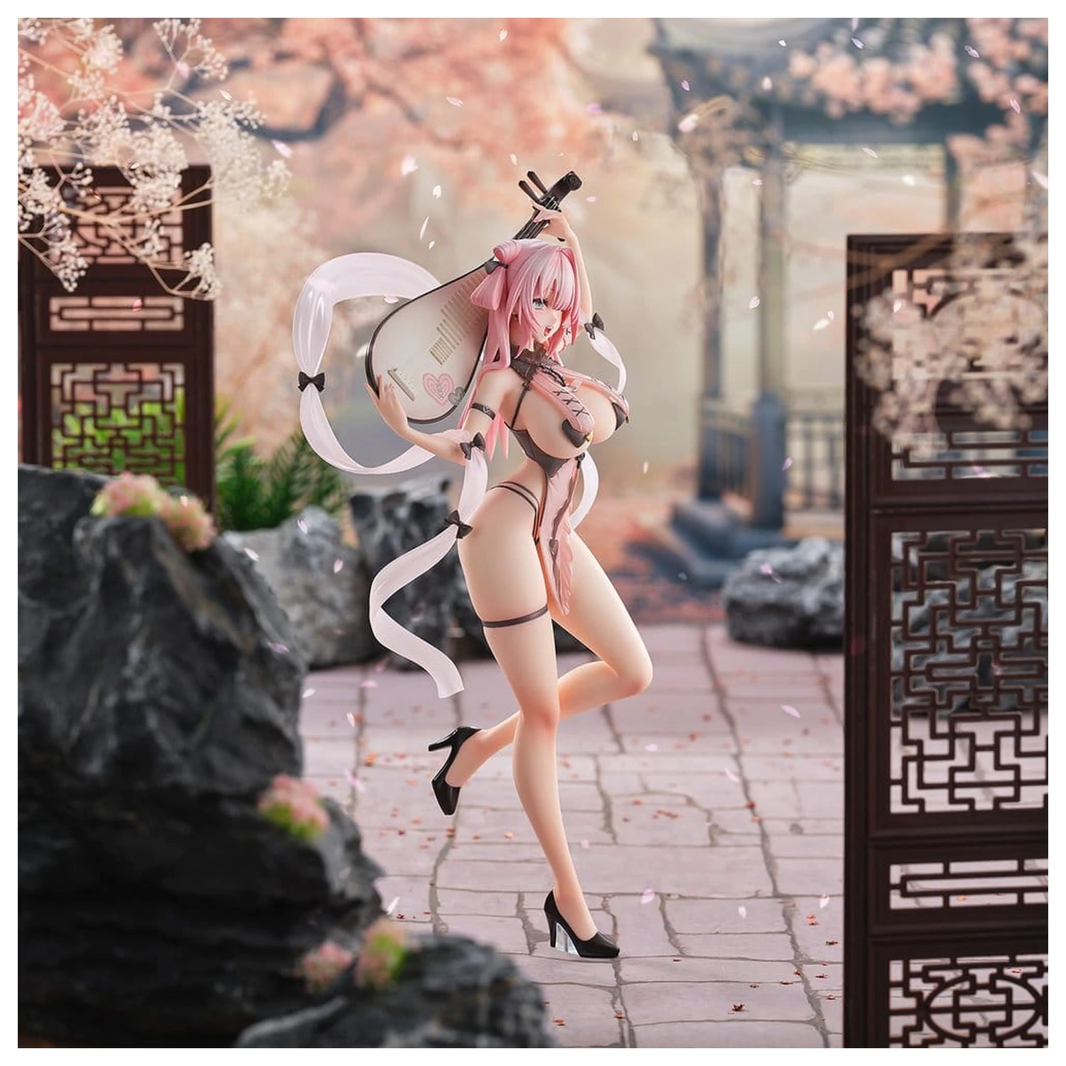 Soujihougu Illustration PVC Figur Hagoromo China Mingming 28 cm Produktfoto