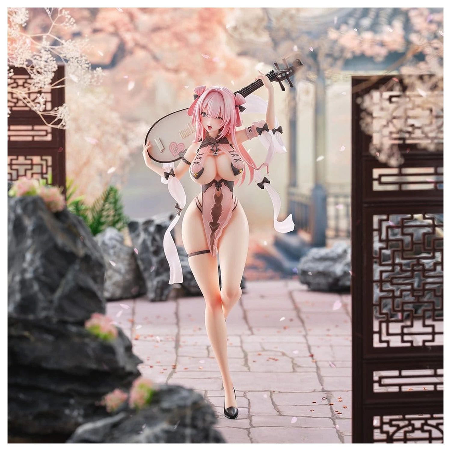 Soujihougu Illustration PVC Figur Hagoromo China Mingming 28 cm Produktfoto