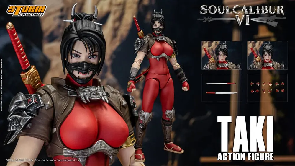 Soul Calibur VI Actionfigur 1/12 Taki 18 cm Produktfoto