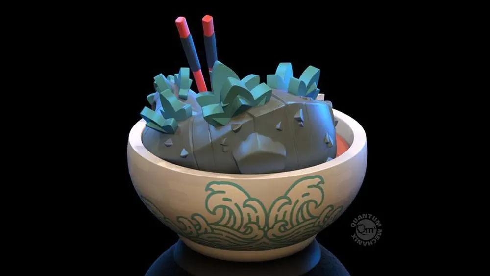 Soup Dragon Chu! Collection Qrew Art Premium Vinyl Figur Slurp At Your Own Risk 18 cm Produktfoto