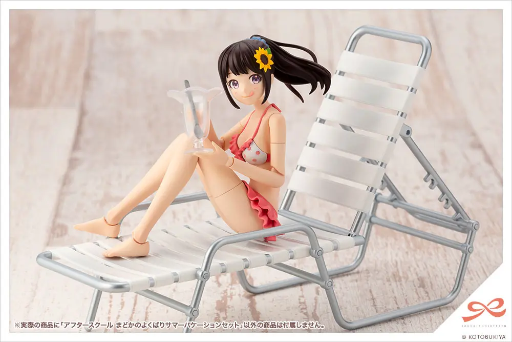 Sousai Shojo Teien Model Kit Zubehör-Set 1/10 After School Madoka's Well-Deserved Summer Vacation Set termékfotó