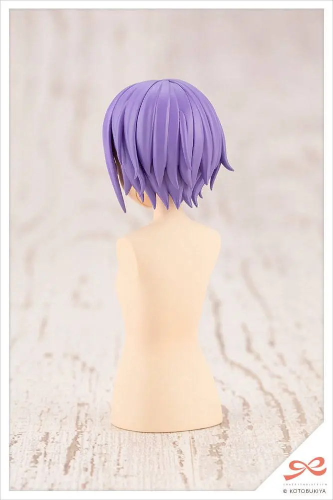 Sousai Shojo Teien Model Kit Zubehör-Set 1/10 After School Short Wigs Type A Orange &amp; Purple Produktfoto