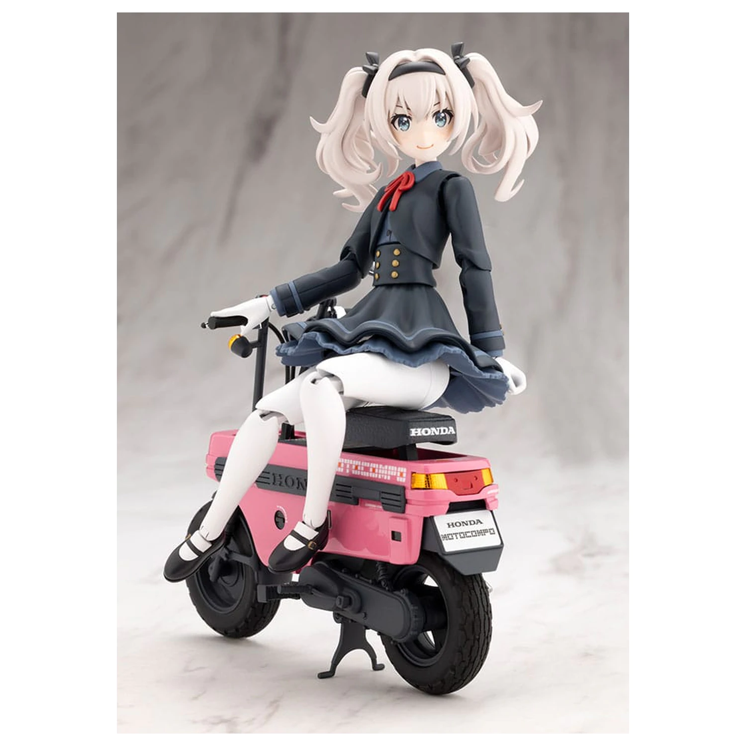 Sousai Shojo Teien Plastik Modell Bausatz 1/10 Emma Koishikawa Nocturne mit Honda AB12 Motocompo 14 cm Produktfoto