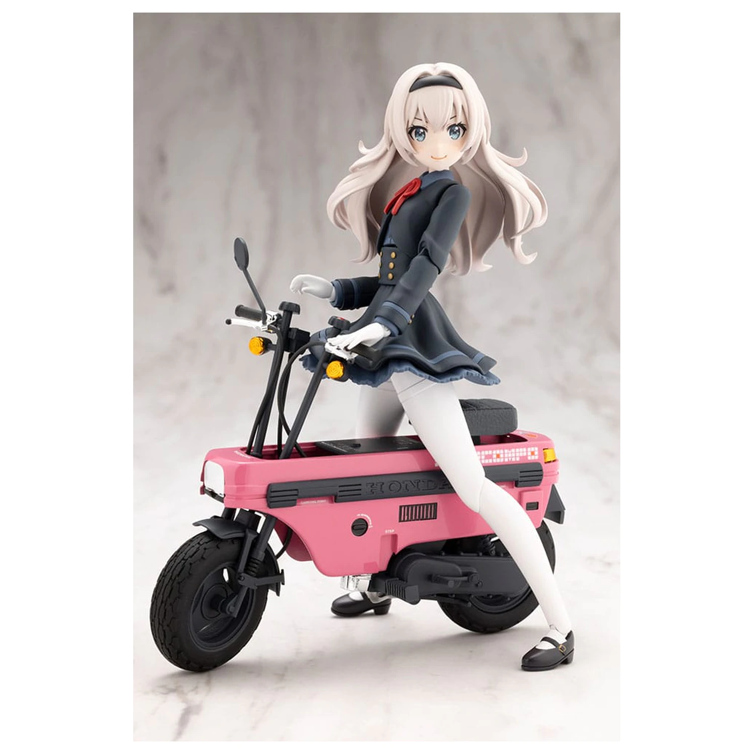 Sousai Shojo Teien Plastik Modell Bausatz 1/10 Emma Koishikawa Nocturne mit Honda AB12 Motocompo 14 cm Produktfoto