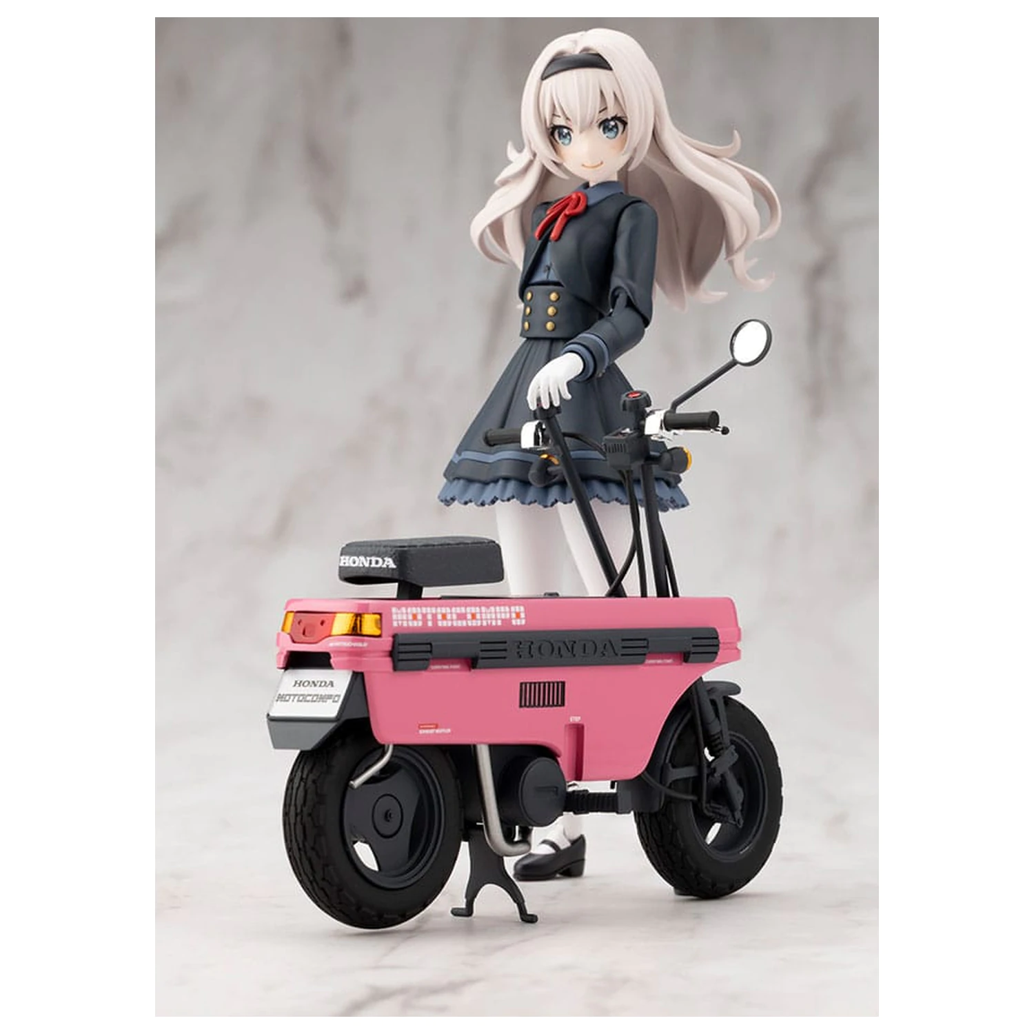 Sousai Shojo Teien Plastik Modell Bausatz 1/10 Emma Koishikawa Nocturne mit Honda AB12 Motocompo 14 cm Produktfoto